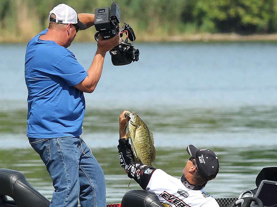 The smallie would give Evers more than16 pounds for the day.