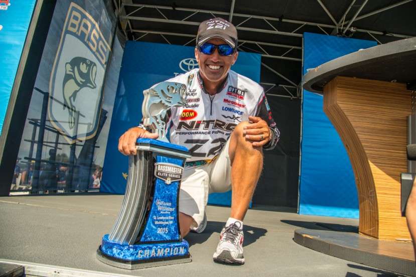 The following is a closer look at the lures used by Evers and the other Top 5 finishers: