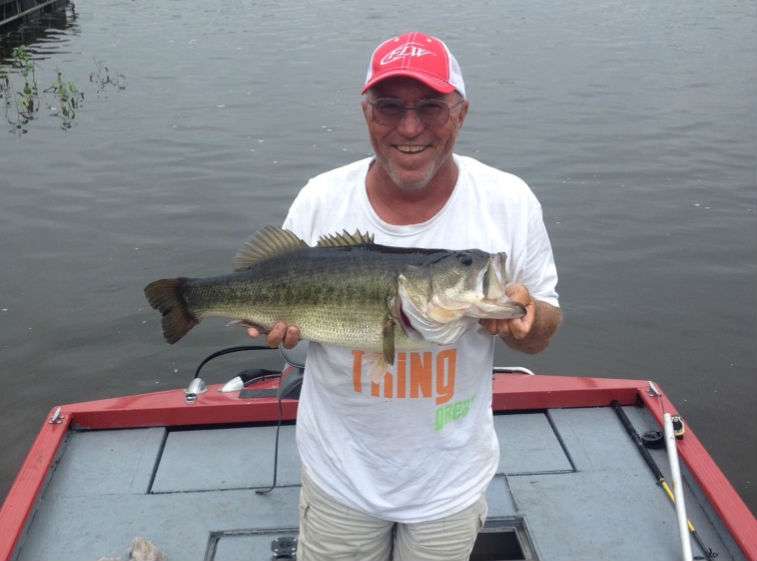 â10 1/2-pound, 26-inch bass caught July 8, 2015, in Fannin County, TX.â Submitted by Gary