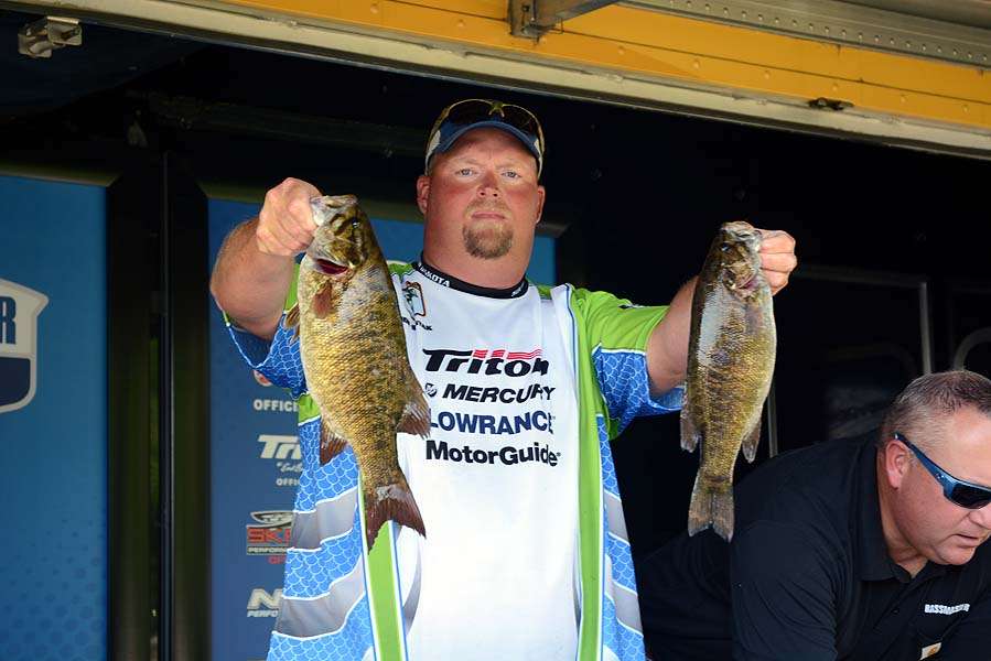 Joe Sestak with 10-1 based on the weight of these fish for his individual and South Dakota team effort. 