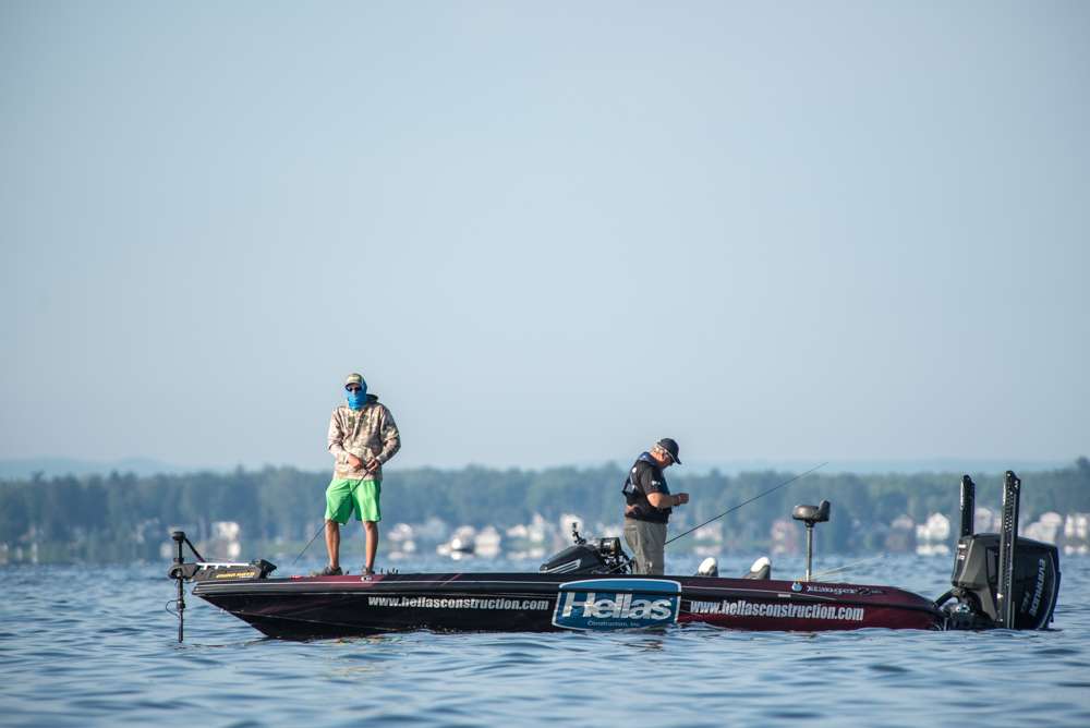 Not far away, Wesley Strader is looking for a limit as well.