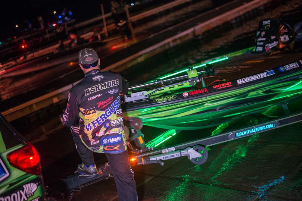 Scott Ashmore launches on Day 2 of the Bass Pro Shops Northern Open #2 presented by Allstate.