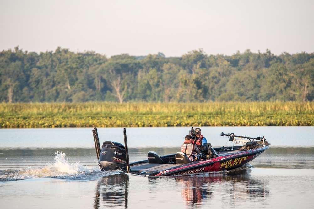 Russ Lane started his day on the Bush River hoping to catch a big bag and take over the lead on Championship Sunday. 