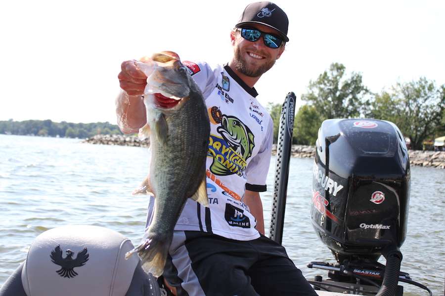 James Elam zeroed on Day 1, but came back in a big way with over 16 pounds on Day 2. He is fishing on Day 3!