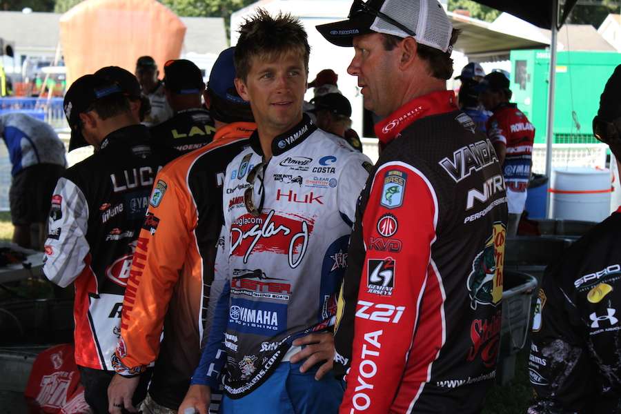 Two are Chad Pipkens and Kevin VanDam.