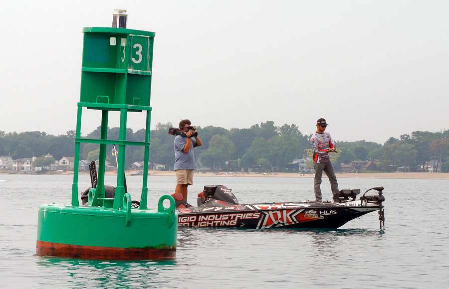 Palaniuk finally made the decision to bail on the area completely and finishes his day in Lake St. Clair.
