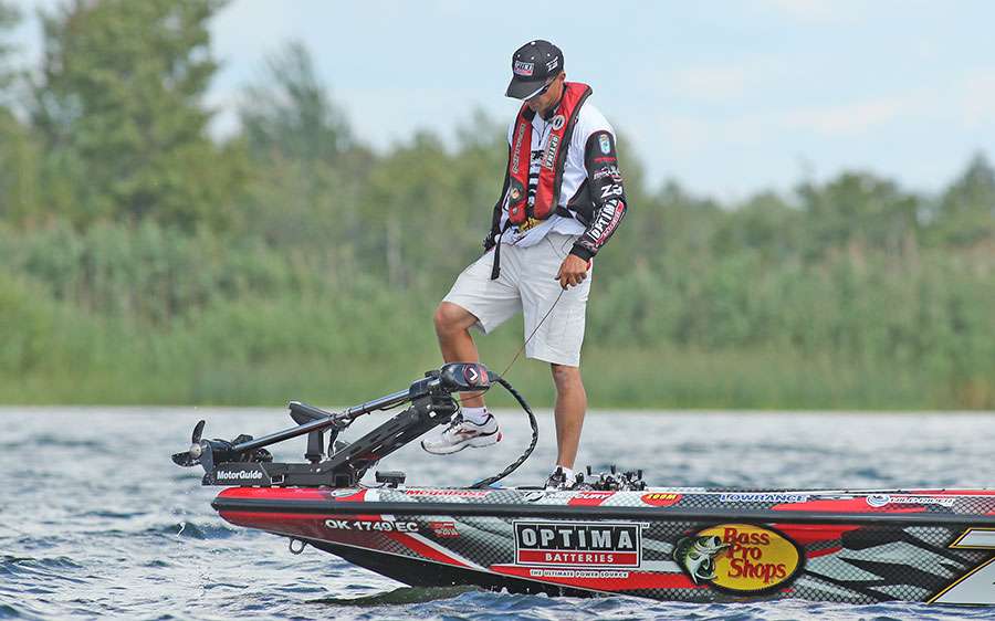 By the time he had to go in, he put the trolling motor up for the last time, certain he didnât have enough. The weigh-in would prove different and he would become the first angler to ever win back-to-back Elite Series events.