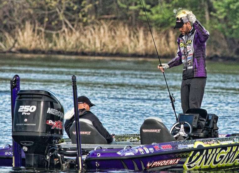 On Day 1, when there were 26 bags of 20-plus pounds, Martens caught 13 pounds. That put him in 96th place. 