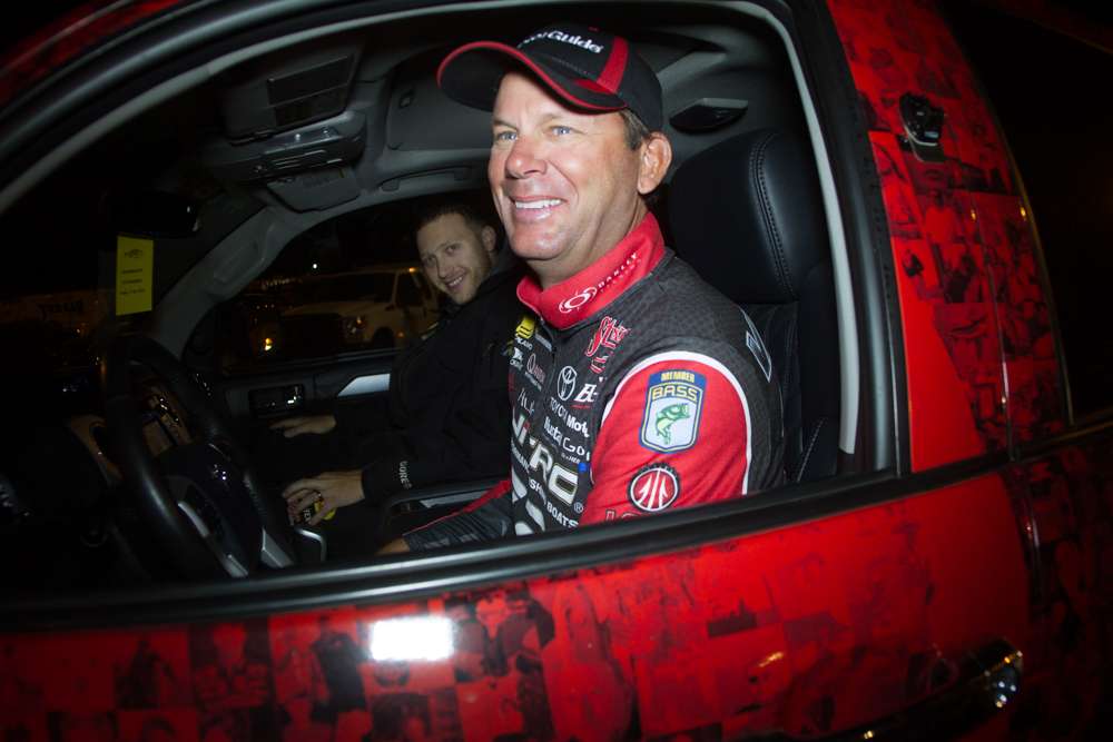 Kevin VanDam is ready to go.