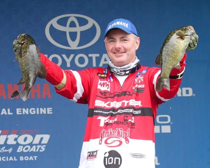 He sits in 11th in the event with 28-15 and has been extremely consistent, but he will likely need to add to his two-day average of 14 pounds and change and move into the top two or three anglers to breathe easily.