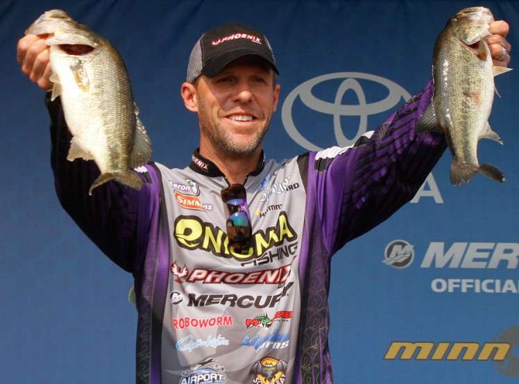 He started it in second place, 2 pounds, 1 ounce behind leader and eventual champion Chris Lane. 