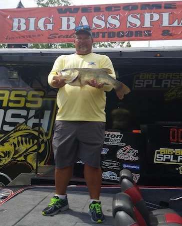 James Price of Mansfield, LA weighed in a 6.52 at the 2015 Sealy Outdoors Big Bass Splash on Lake Fork.