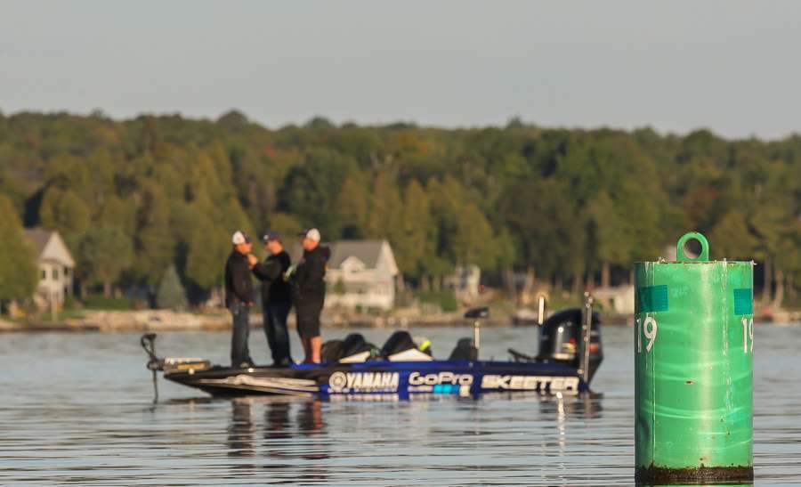 The Bassmaster LIVE crew is on the water.