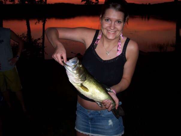 âThe wife doesn't always out fish me, but when she does it's always with a giant!â Submitted by Jeff
