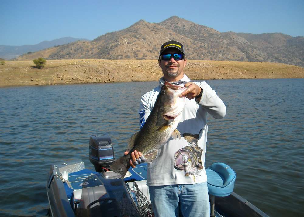 âA nice bass caught deep cranking on Lake Kaweah, Calif. What a day to forget the scale.â Submitted by Gerardo