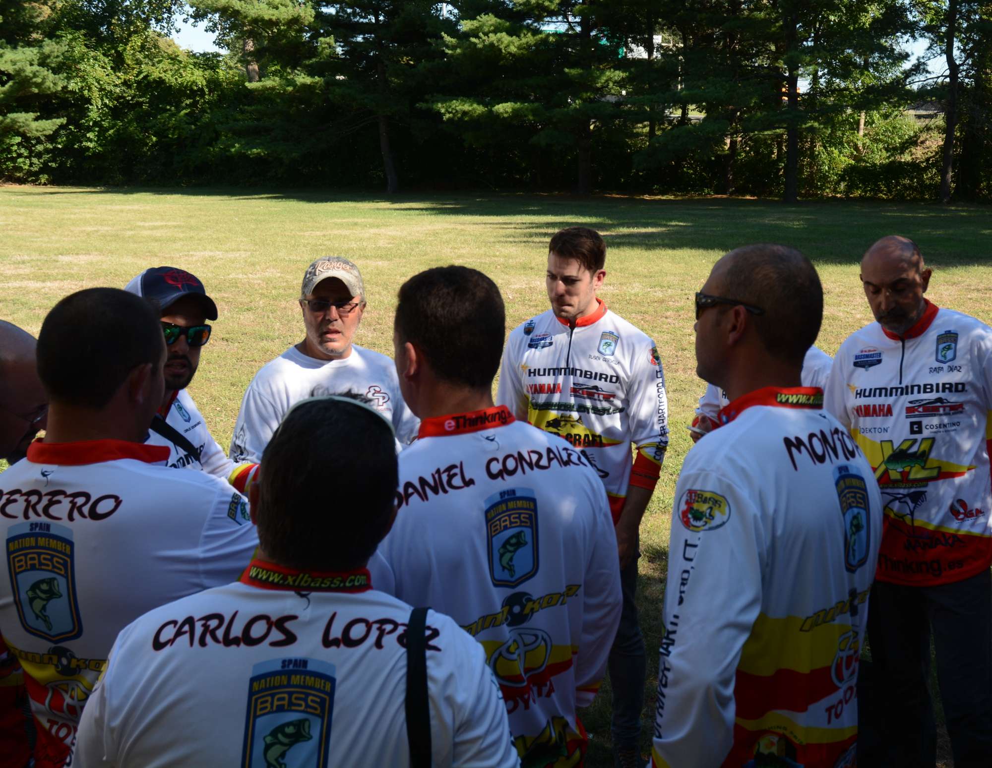Before the briefing, Giner read the entirety of the rules to the team in Spanish.