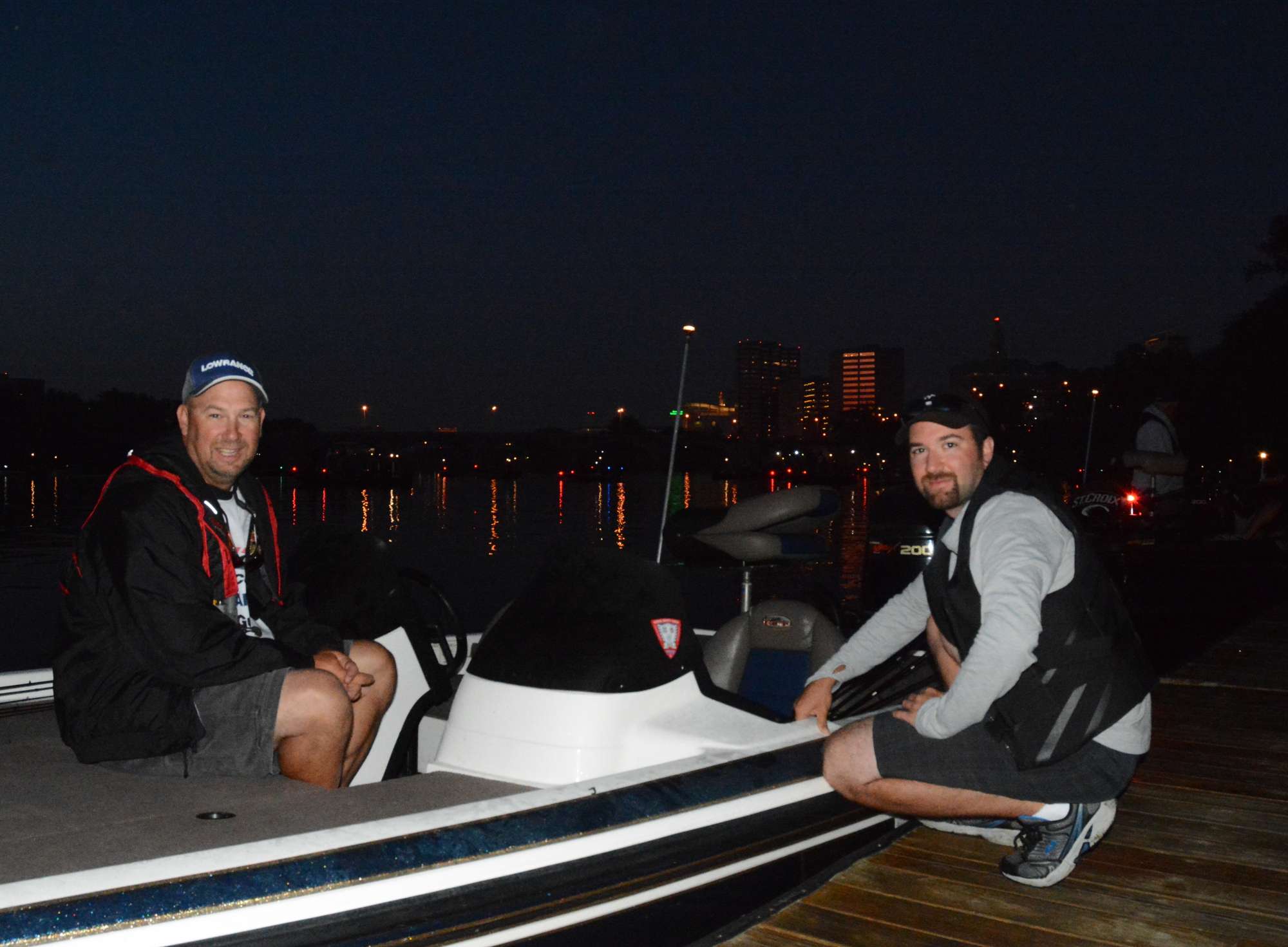 Daryl Biron of Connecticut and Mark Porco of Ontario are boat No. 1 today.