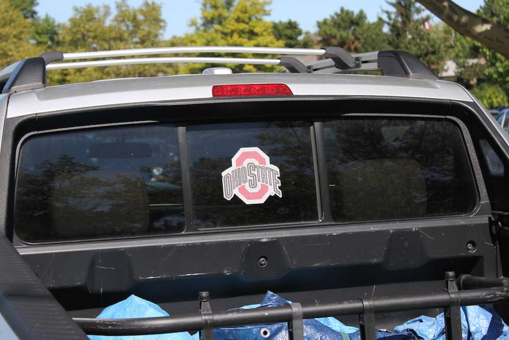 Ohio State logos are everywhere up here. Ohio State fans are just as dedicated as Alabama fans.