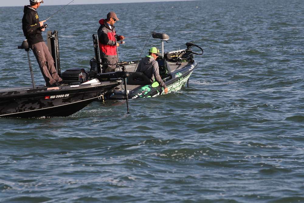 It was his smallest of the morning, but he knows every fish is crucial to his shot at an Elite Series invitation.