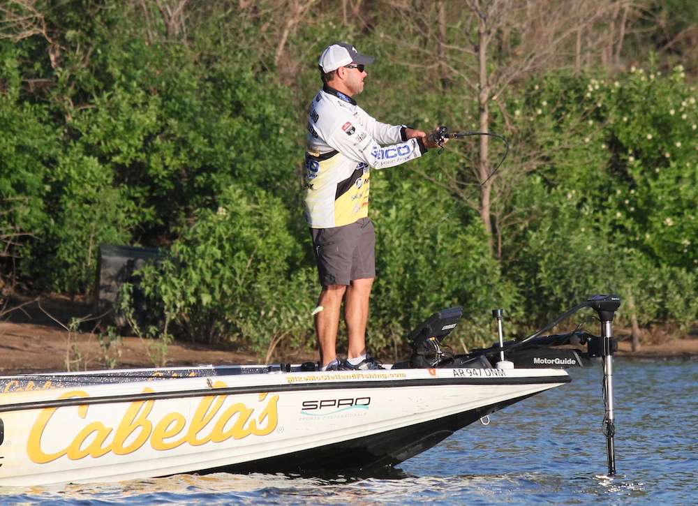 McClelland led Day 1 of the first Central Open on Ross Barnett this year. 