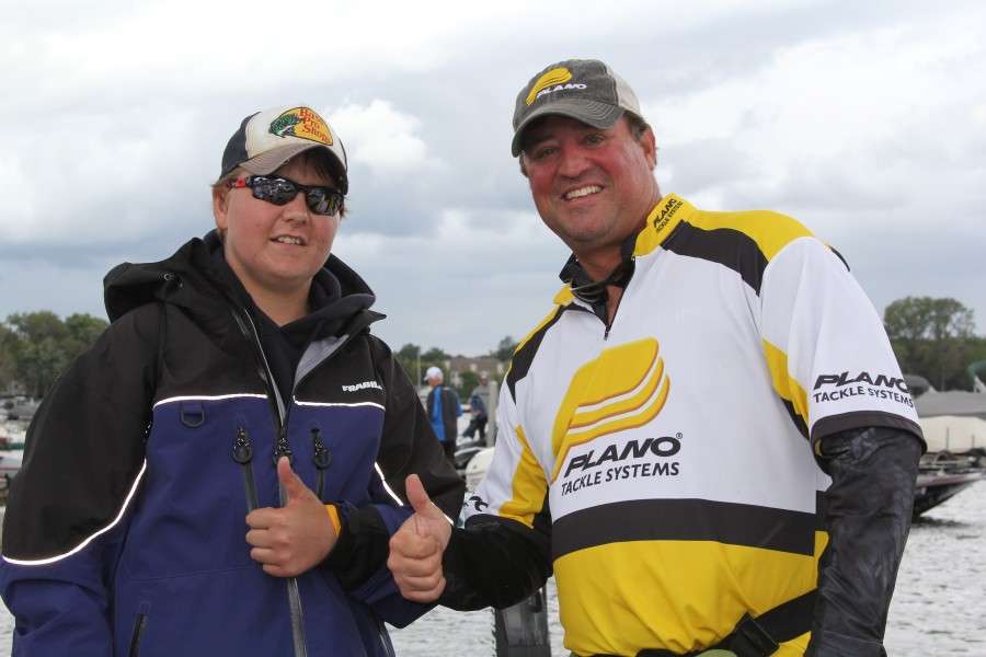 Max is making a courageous recovery from leukemia and completes his last scheduled treatment next month. His Make-A-Wish angling journey began with a lake outing with bass legend Kevin VanDam and was picked up by Simpkins and Plano Synergy at the Bangs Lake celebrity event.