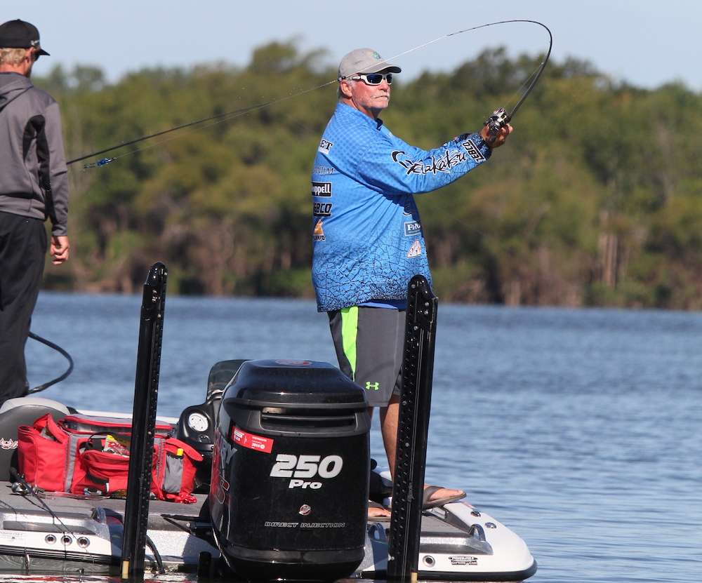 Mike McCormick sending another cast out. 