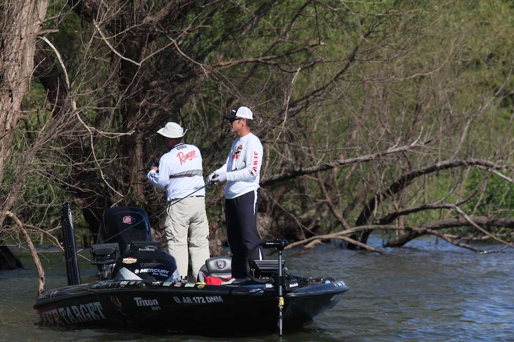 During practice, most of the cover that Browning is targeting was on dry land. 