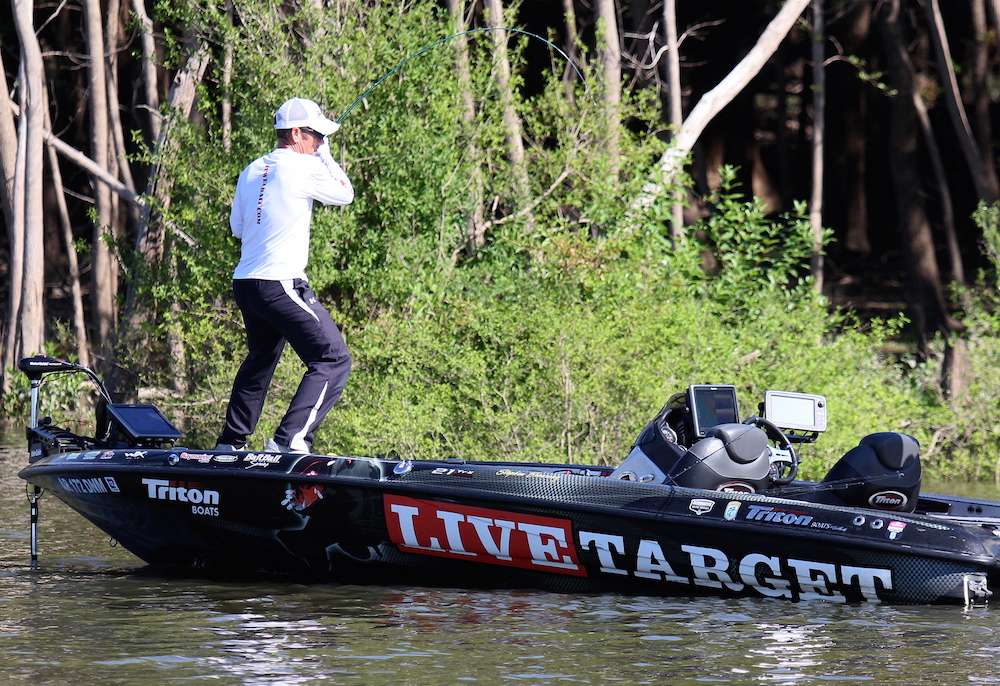 Browning has two 3-pounders in the boat already...