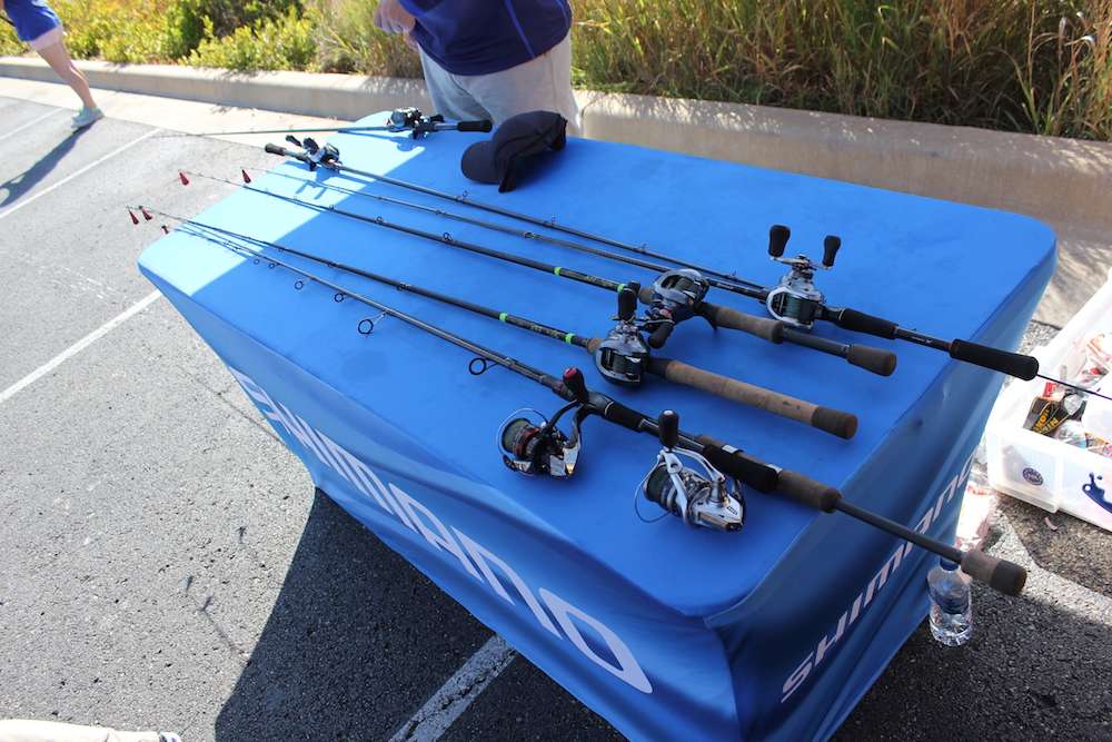 Shimano has some of its latest products here to checkout as well. 