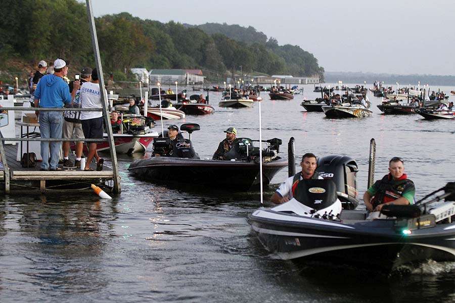 There are 177 boats in the tournament and this is the second of three Central Opens. The first was held in March on Ross Barnett Reservoir in Mississippi. 