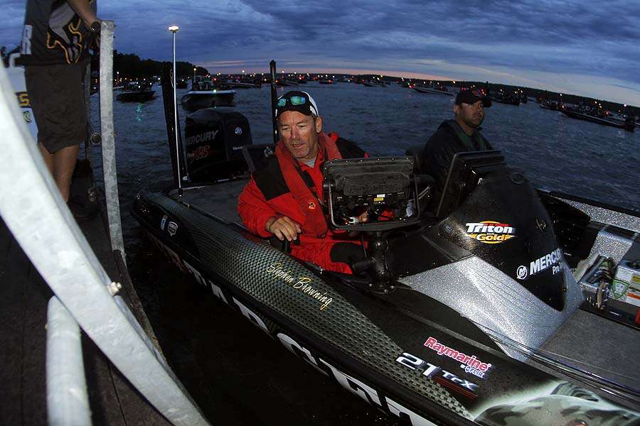 Arkansas pro Stephen Browning is 14th overall and fifth place in the points of the Central Opens. 