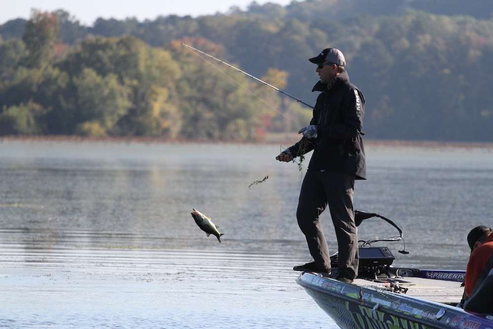 Martens hoped to get a couple bigger than that during the Bassmaster LIVE segment, although he knew it would be tough on Lake Guntersville.