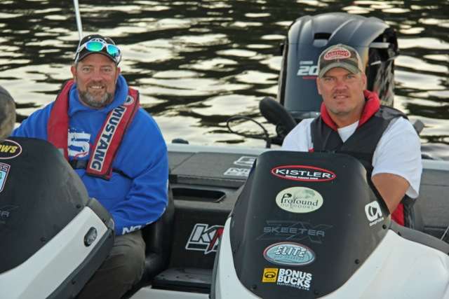 Stevens and Richardson are from Kentucky and Texas, but teamed-up on Toledo Bend for great fellowship.