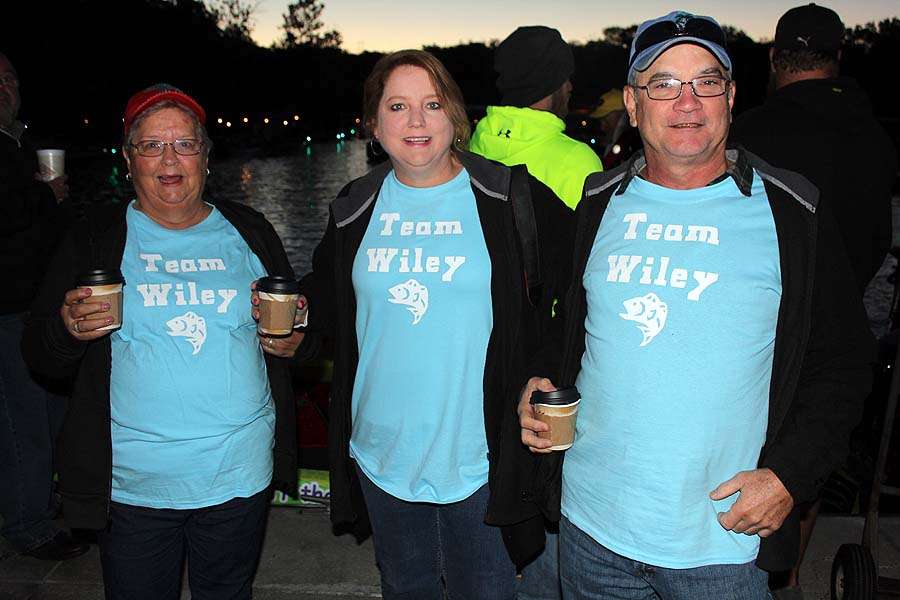 Team Wiley represents the family of Chad Wiley, currently 46th in the pro standings.