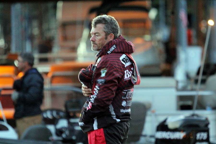 Bassmaster Elite Series pro Stephen Browning is currently second in the Central Open point standings. 