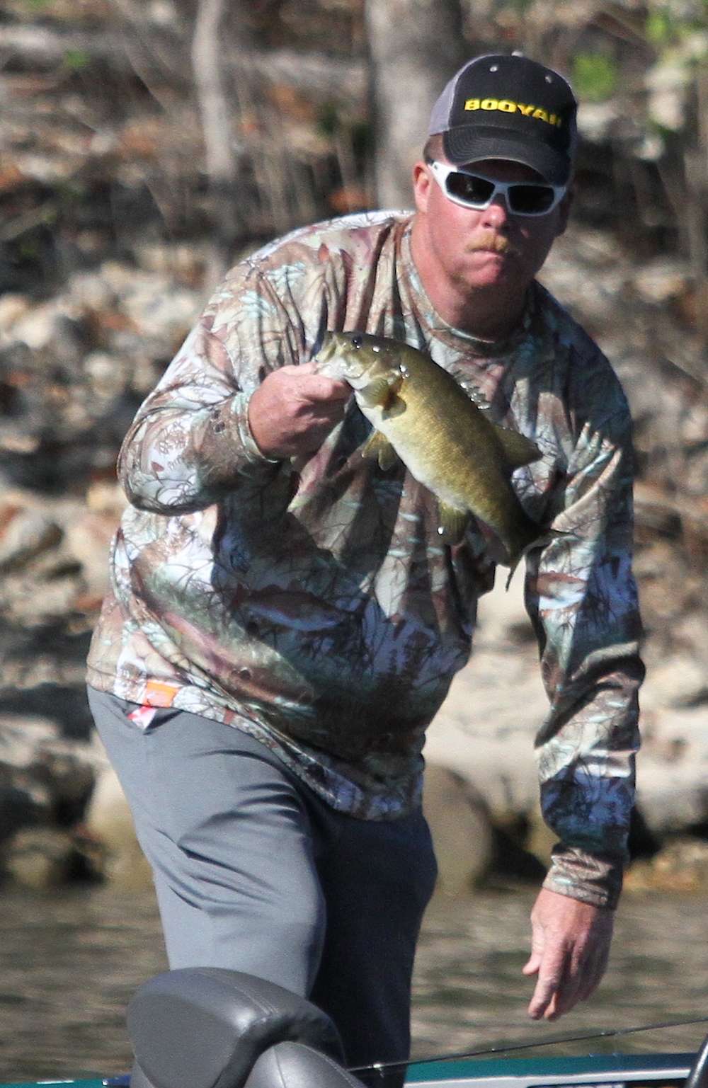 A solid fish for co-angler Kenneth Moore.