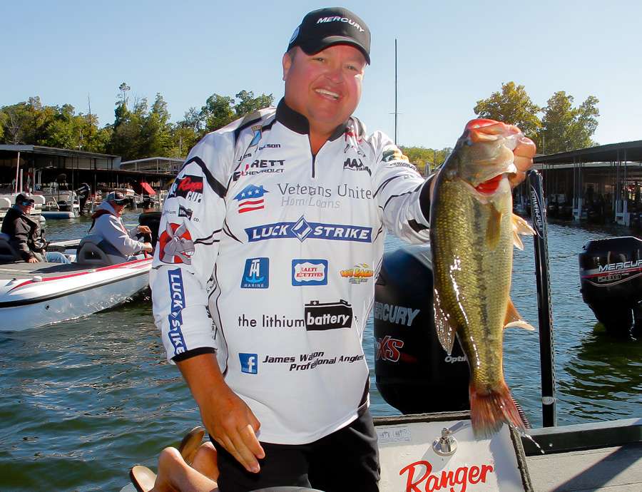 Watson will start the final day of fishing with a 4-pound, 3-ounce lead over his closest competitor, Justin Margraves. 