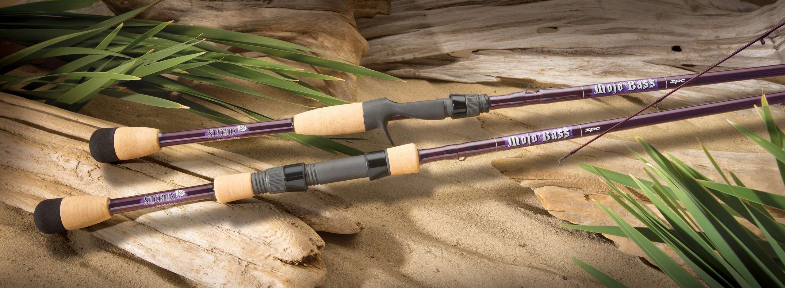 <b>St. Croix Mojo Bass Rods:</b> Now featuring SCIII graphite and IPC tooling technology, the newly redesigned St. Croix Mojo bass rods are more balanced and sensitive than ever before, not to mention up to 15 percent lighter. Decked out in a new formulation of the ever-popular Black Cherry Metallic finish, these are the reward for the devoted bass-fishing fanatics. There are 13 casting models and four spinning rods in the Mojo lineup. $120-$140; <a href=