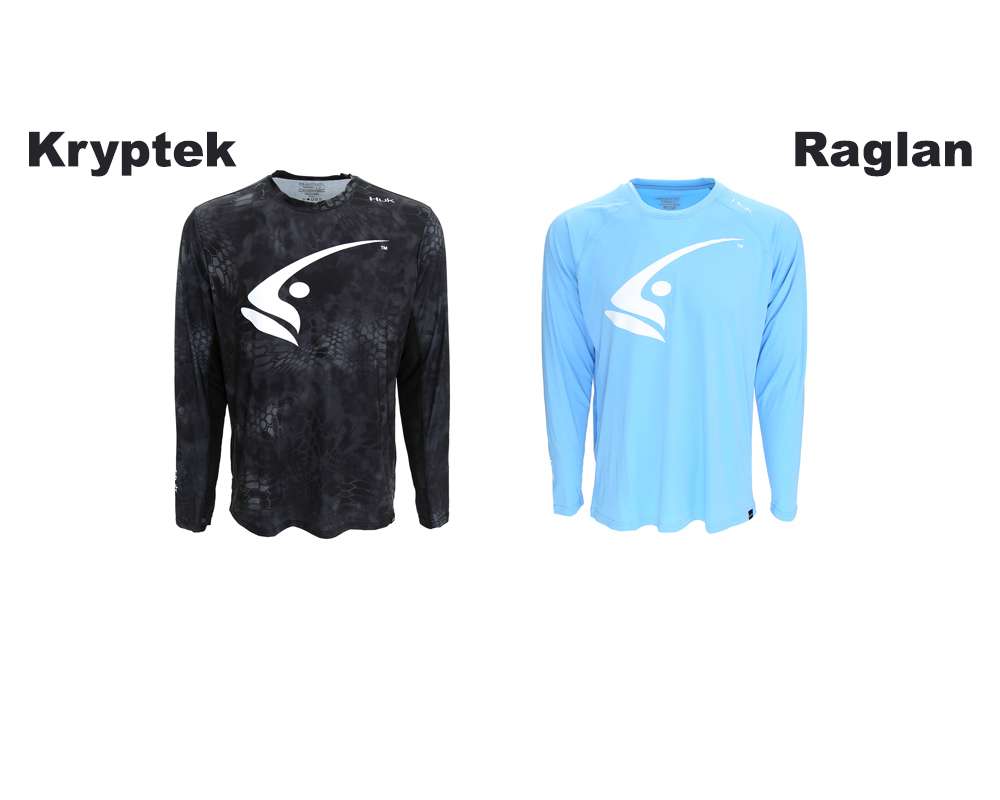 <b>Huk/Fish Head Apparel - Kryptek and Raglan:</b> Both shirts keep you covered regardless of what the water can throw at you. The durable poly knit with moisture transport will keep you comfortable, with an added stain release to keep blood or other stains at bay, and anti-microbial to keep you from smelling like your catch. The company also added a small of amount of spandex to make sure movement is not restricted. The cooling technology works to keep you comfortable while keeping you protected from the sunâs harmful UV rays. $39.99 (Raglan), $49.99 (Kryptek). Learn more at <a href=