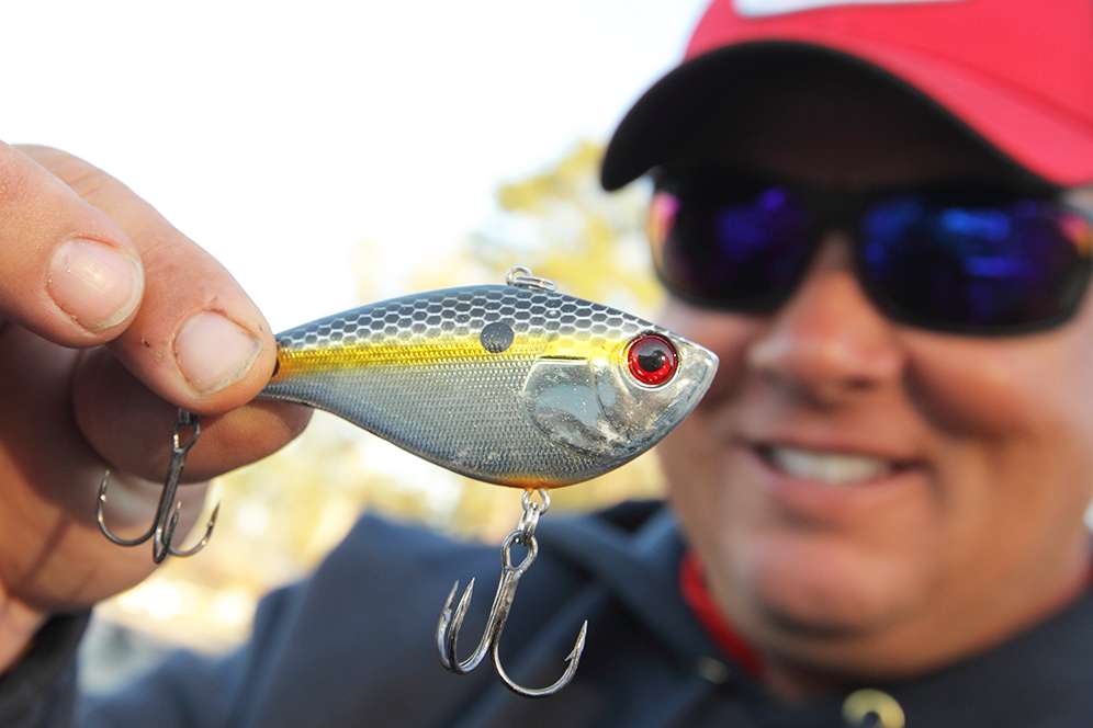 Chrome mixed with shad is a great all-around color.