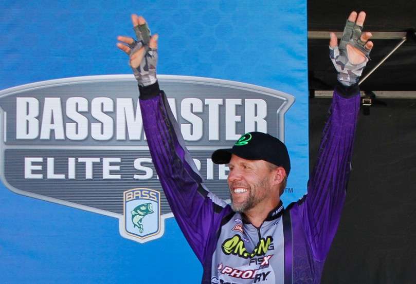The win was his second career win on Motherâs Day, and it was in convincing fashion as he overtook multiple anglers to claim the victory on the final day. His baits of choice were the same as the California Delta. He flipped tules (reeds) with a Rage Craw for the first few days and then the final day weight of almost 20 pounds was attributed to the Speed Craw.