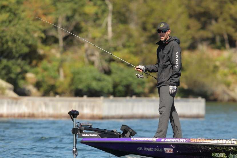 The St. Lawrence River was a little different than the last time the Elites fished there in 2013. Martens, like others, relied on a drop shot outfitted on spinning tackle, but he also did damage with another technique, too.