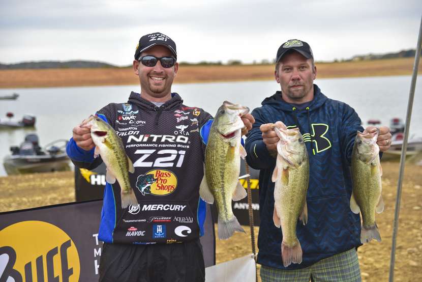 Dale Martin and DeFoe ended up in fifth place. DeFoe donated his earnings back, and Martin got to take home a Minn Kota charger and Lakemaster chip.