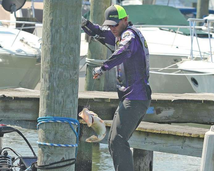 The Chesapeake Bay was Martens second victory of the season as he led wire-to-wire in an area that many local anglers never would have imagined could factor into the event.
