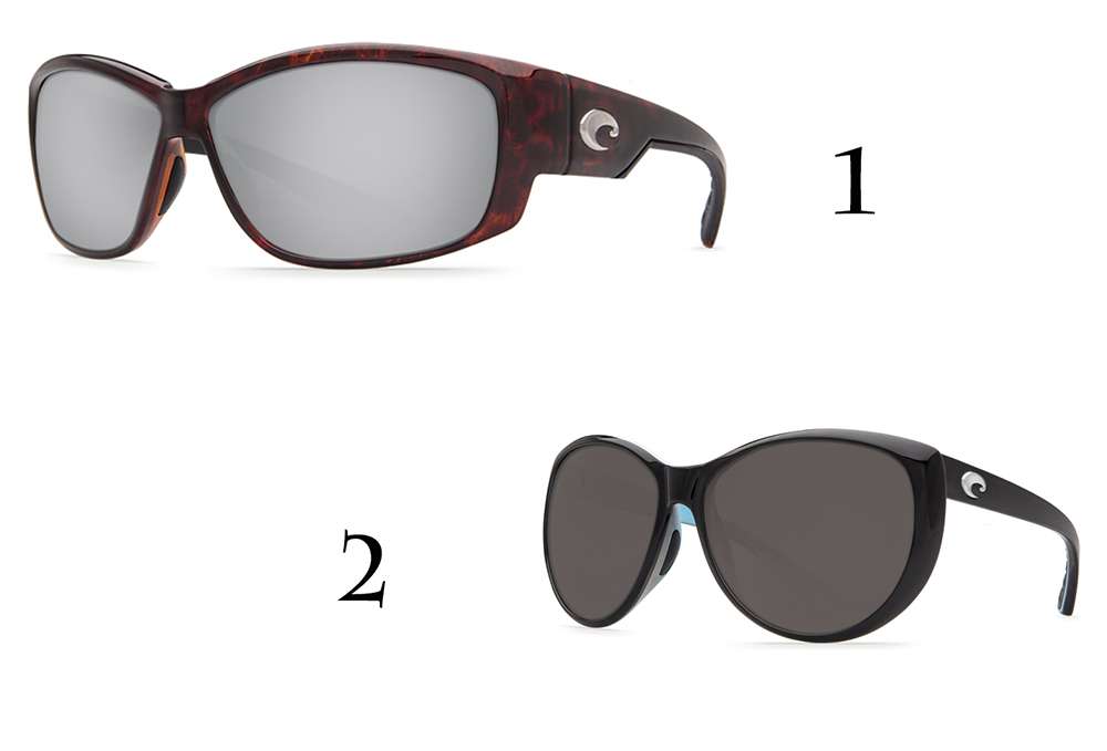 <b>Costa:</b><br>
<br> 
<b>1.</b> Country music sensation Luke Bryan was certainly a part of changing country music, and these glasses are a tribute to him. The frames are a reinvent of the companyâs classic Hammerhead frames with a full-wrap and laidback attitude. They are available in four sharp colors and 12 lens options. $169; <a href=