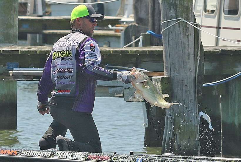 At different times of the day, Martens said he would switch between a vibrating jig and spinnerbait depending on when he felt it was necessary. Both baits put important fish in the boat for him.