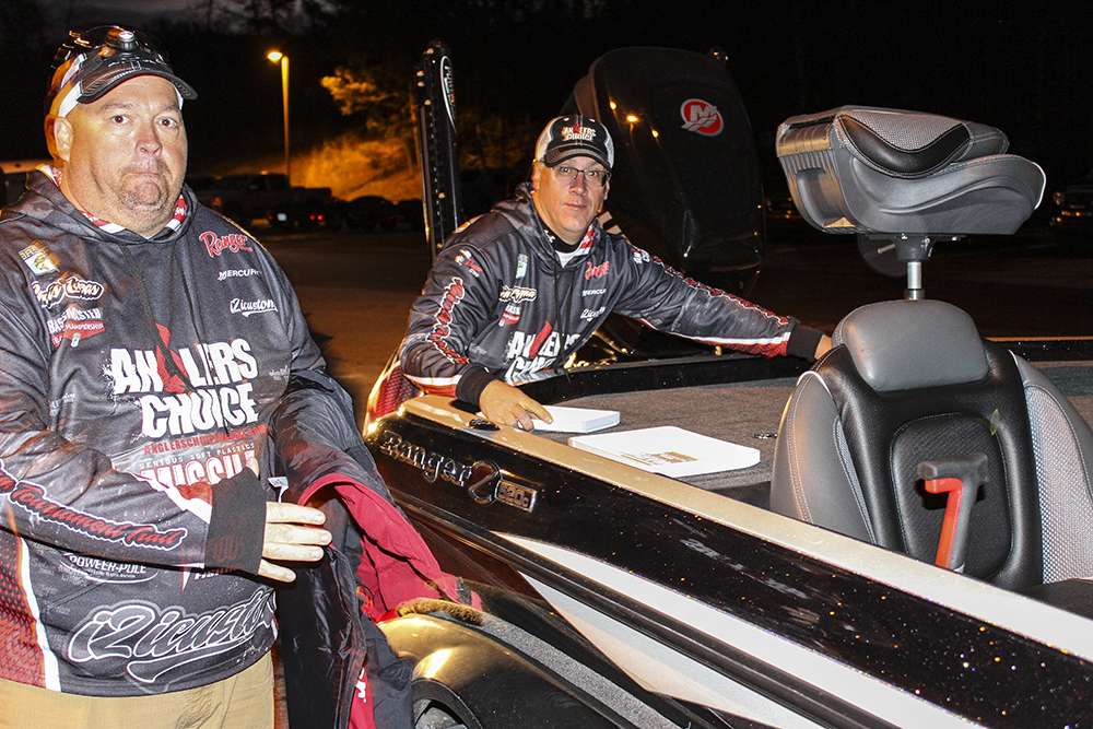Virginia anglers Chris Lucas (left) and Tom Campagna (right) are one of the teams representing the Anglers Choice division in their region.