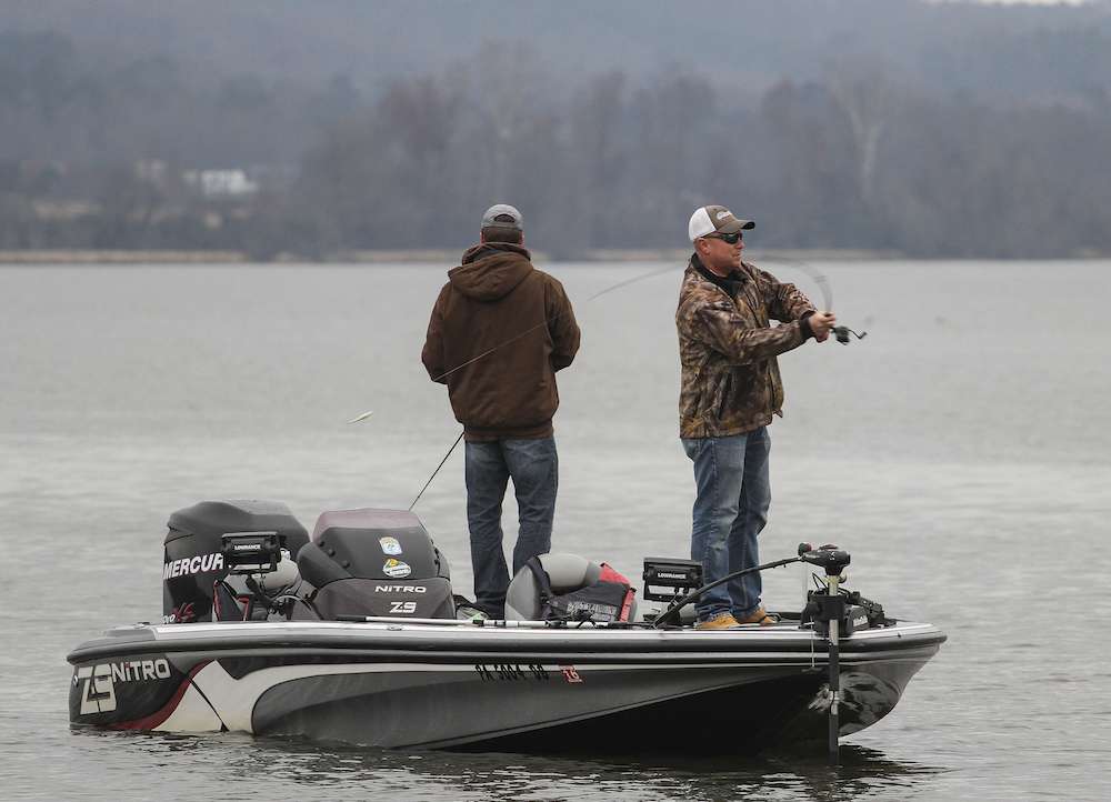 They threw it back and continued to fish. They said they did have about a 16-pound bag at that point in the day.
