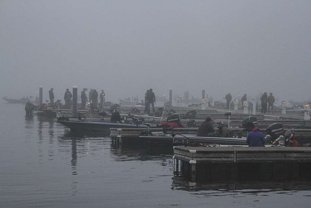 Fog delays give anglers a hopeless feeling because some have a strong morning bite while others know their day will be shortened, which adds extra pressure.