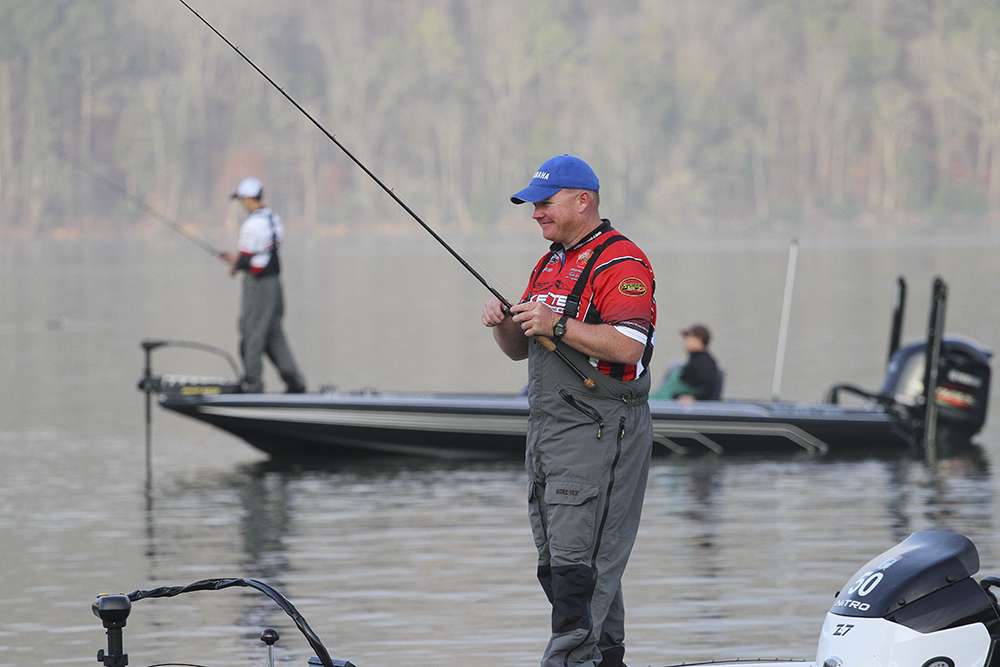 Both anglers said they hoped that their teammate made it, which shows an immense amount of respect between both guys.